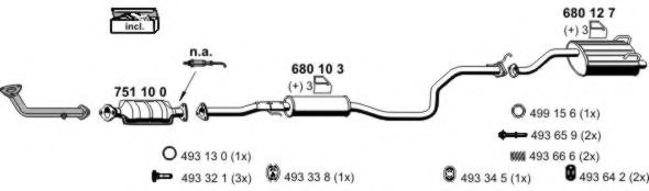 ERNST 140028 Exhaust System